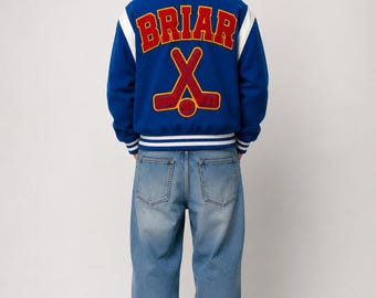 Belmont Cameli Inspired Off-Campus Varsity Jacket
