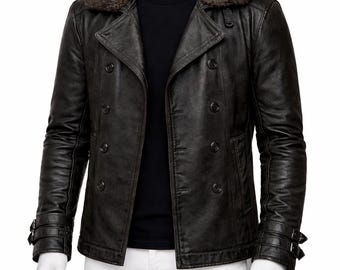 Leon S Kennedy RE9 Leather Jacket | Resident Evil 9 Black Cosplay | Gaming Style Outfit