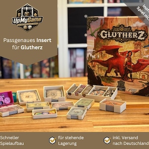 Emberheart Insert | Board Game Organizer | Perfectly fitting inlay for cards & markers | Quick setup | Reduced game setup