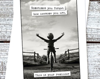 Encouragement Greeting Card Your reminder how amazing you are