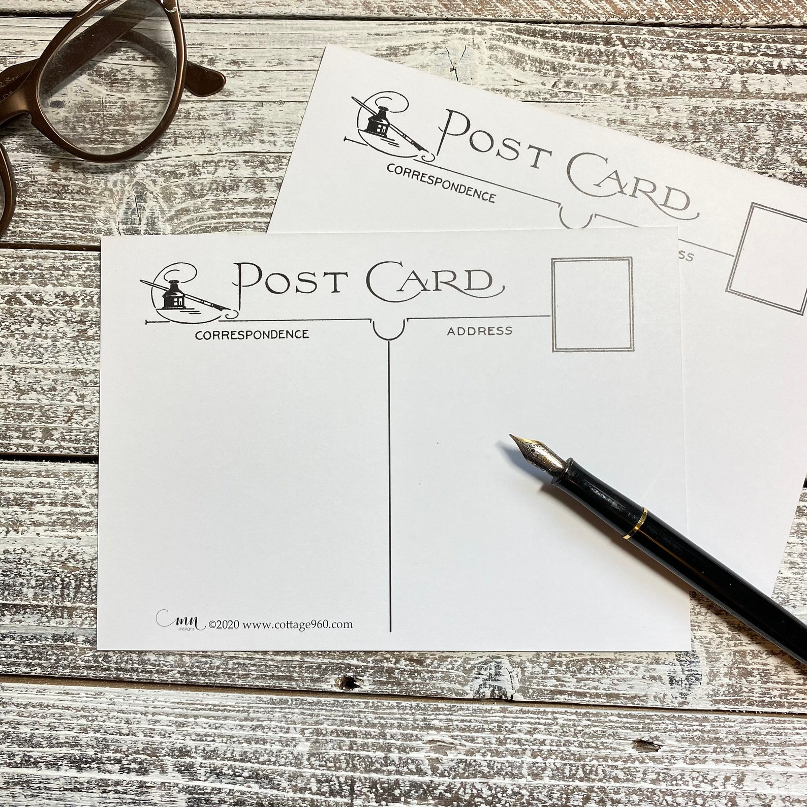 Friendship Postcard Set of 5 Different Designs Best Friends Etsy