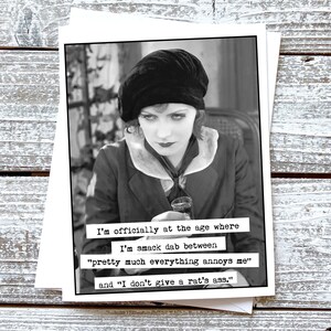 If my mouth doesn't say it my face definitely will. Funny friendship greeting card for girlfriend image 2