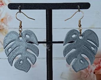 Pendientes de hoja de palma
