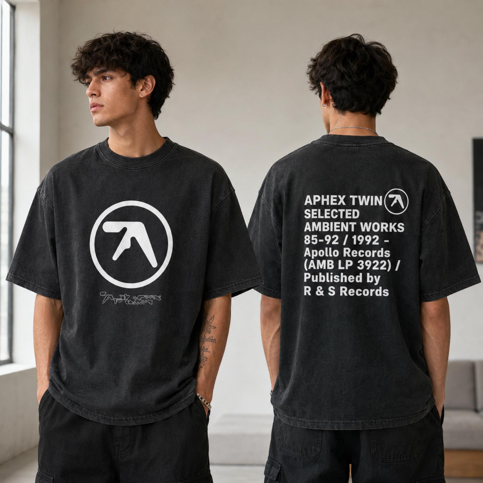 Aphex Twin Tshirt, Y2k Streetwear Tshirt Clothing, Aphex Twin Tour