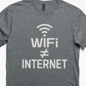 Funny IT Shirt WiFi Symbol Gildan Softstyle Unisex Cotton Tee for Computer Nerds Network Admins