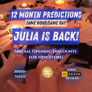 12 Month Psychic Predictions | Same Hour Tarot Reading, Psychic Reading | Next 12 Month Detailed Love and Career Reading | Accurate Insights