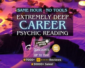 No Tools Psychic Career Reading, Same Hour Accurate Psychic Career Reading, Money Reading, Job & Career Reading