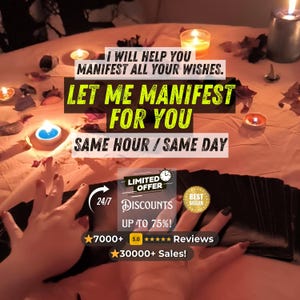 Let Me Manifest for You, Personalized Ritual for Love, Career, Luck, Money | Psychic Reading | Clairvoyant Reading | Medium Reading |