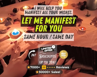 Let Me Manifest for You, Personalized Ritual for Love, Career, Luck, Money | Psychic Reading | Clairvoyant Reading | Medium Reading |