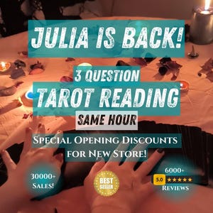 3 Question Tarot Reading SAME HOUR | Accurate Psychic Love Reading | Future Predictions | Love, General Career, Future, Job | 1hour Delivery