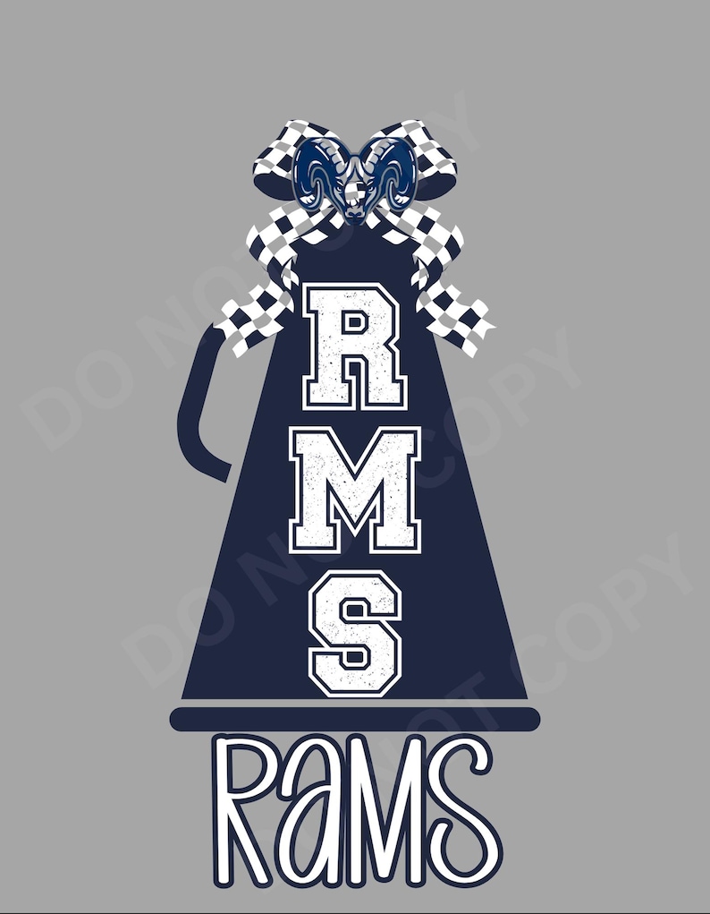 CUSTOM CHEER Megaphone PNG - Etsy