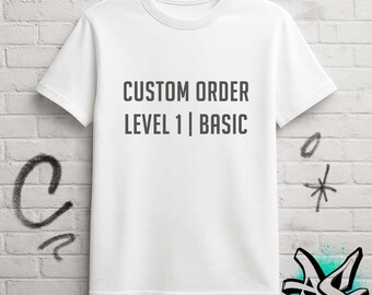 Custom Airbrush Order Listing | Level 1 "Basic" Design (15 Art)