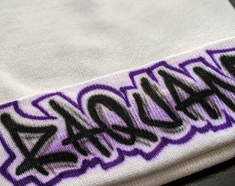 Custom Airbrush Beanie | Personalized Winter Hat | Hand Painted, For Adults and Kids