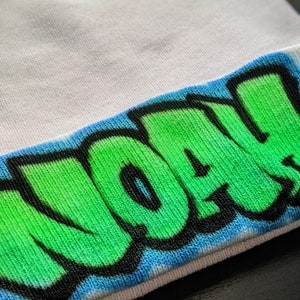 Custom Airbrush Beanie | Personalized Winter Hat | Hand Painted, For Adults and Kids image 1