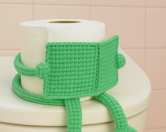 Crochet Tissue Paper Roll Holder Pattern different colors : Easy Amigurumi PDF Digital Download English
