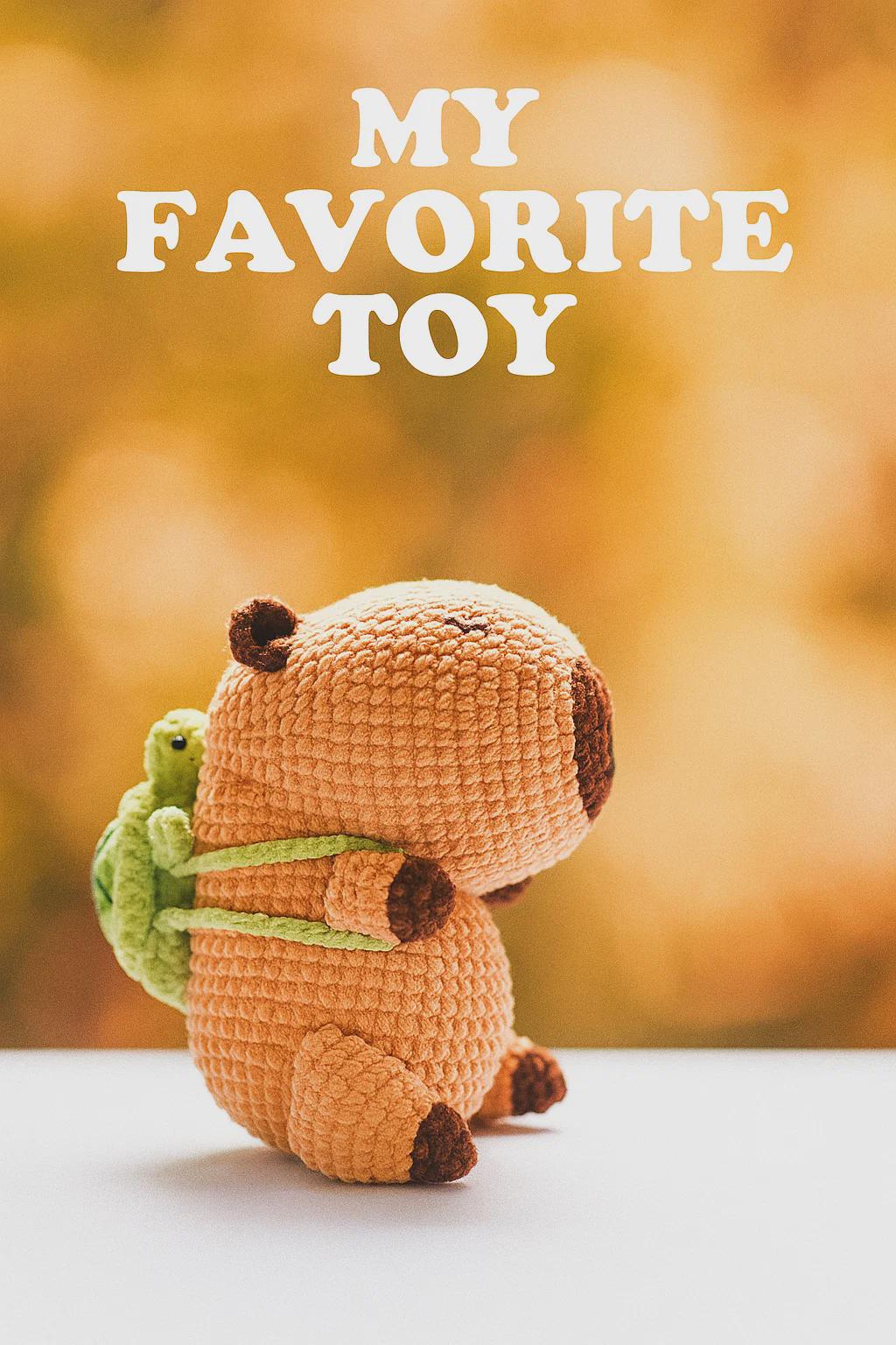 Stuffed Capybara Backpack Pattern New Capybara Turtle Backpack Crochet Pattern: Amigurumi Plushie PDF ...