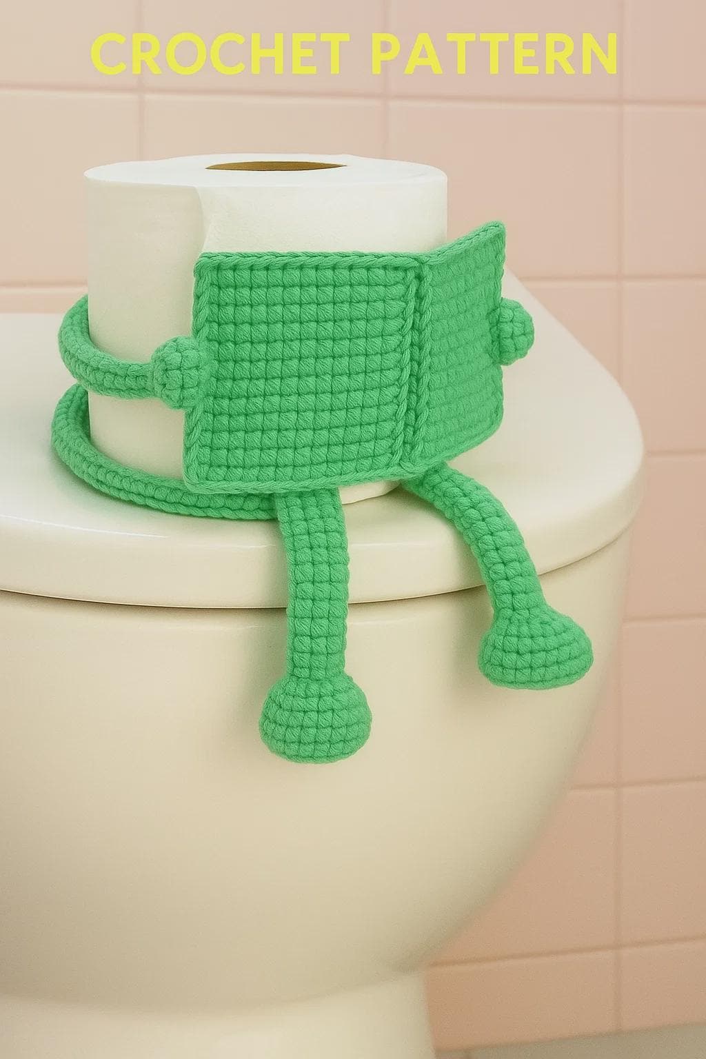 Crochet Tissue Paper Roll Holder Pattern Different Colors : Easy ...