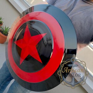 Captain America Shield Prototype Replica – Unique Cosplay, Decor, Gift – Free Engraving image 6