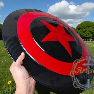 Captain America Shield Prototype Replica – Unique Cosplay, Decor, Gift – Free Engraving image 10