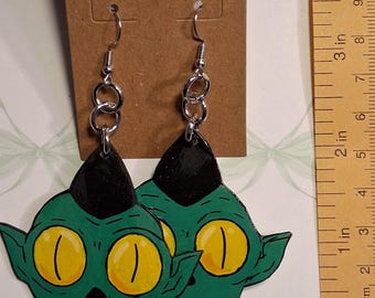 Demon Goblin-oorbellen handgemaakt *foto's voor maat en gewicht*