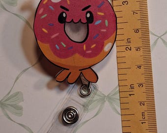 Space Donut-badgehouder, lichtgewicht ID-kaarthaspel