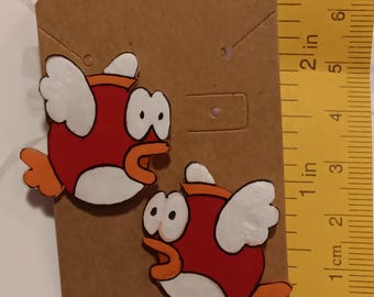 Flying Bird Fish-oorknopjes *foto's voor maat en gewicht*