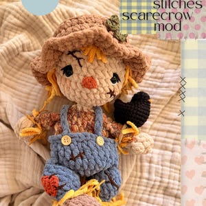 Scarecrow Crochet Pattern Modification | Crochet Scarecrow Pattern | LOW SEW Crochet Pattern