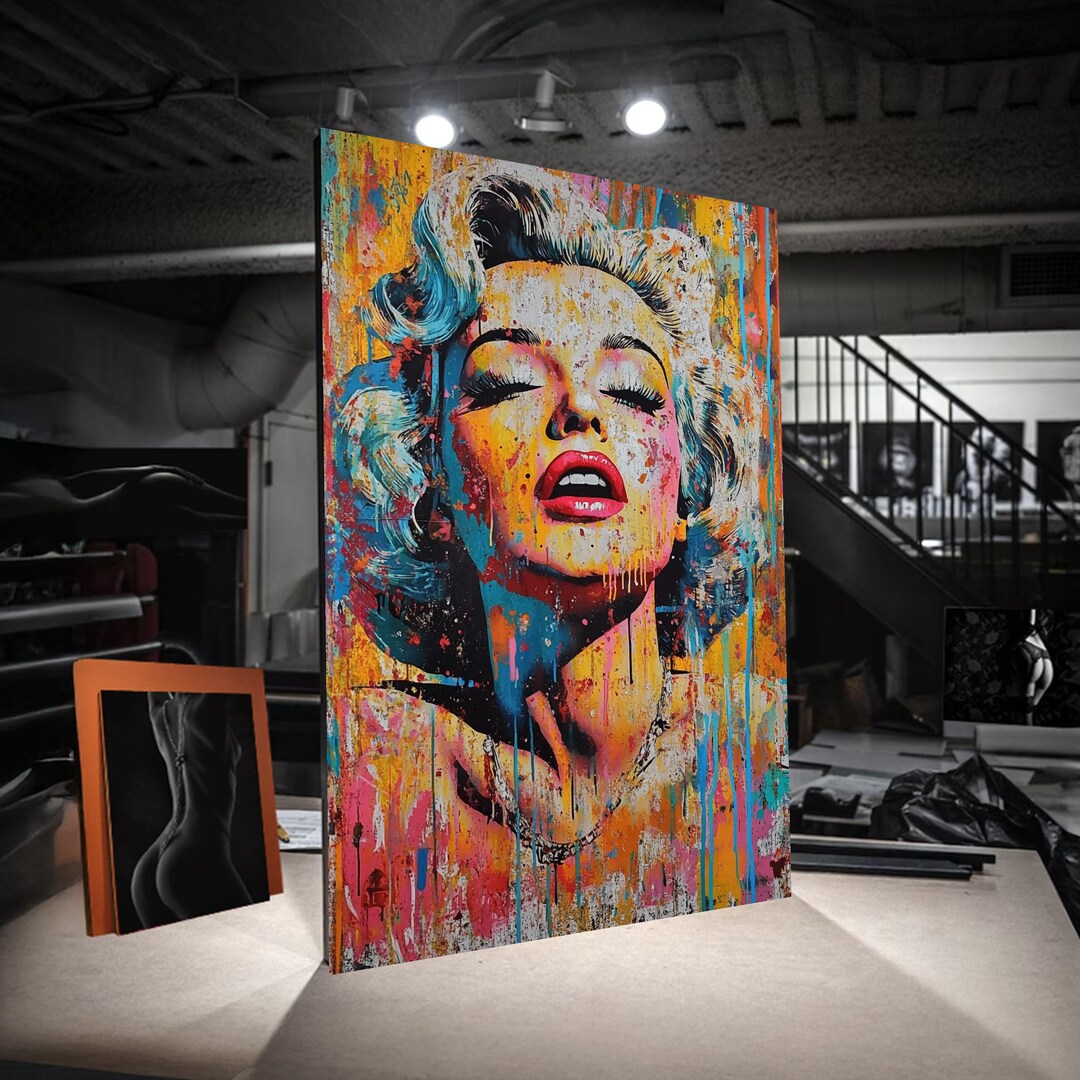 Vibrant Marilyn Monroe Pop Art Canvas Colorful Abstract Portrait Wall vibrant-marilyn-monroe-pop-art-canvas-colorful-abstract-portrait-wall