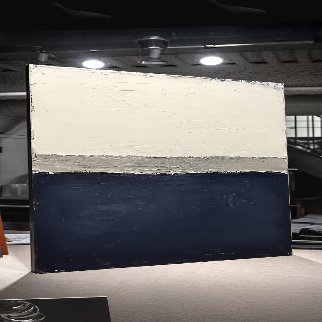Mark Rothko Netural Mark Rothko Abstract Canvas Wall Art, Modern Minimalist Painting ...