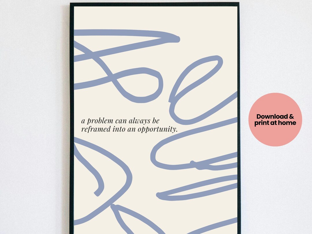 Printable Motivational Wall Art, Inspirational Quote Print, Mindset ...