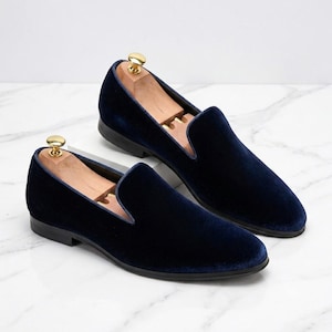 Embroidered Men Tuxedo Slippers - Etsy display picture 3