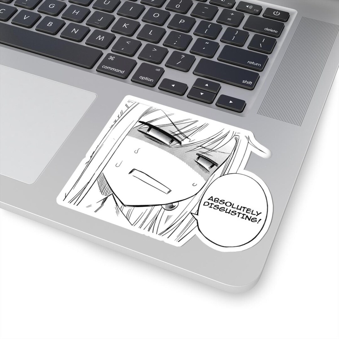 Absolutely Disgusting Sticker, Manga Sticker, Manga Aesthetic, Weeb ...
