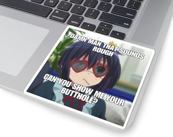Anime Sticker | Show Me Your Butthole, Meme Sticker