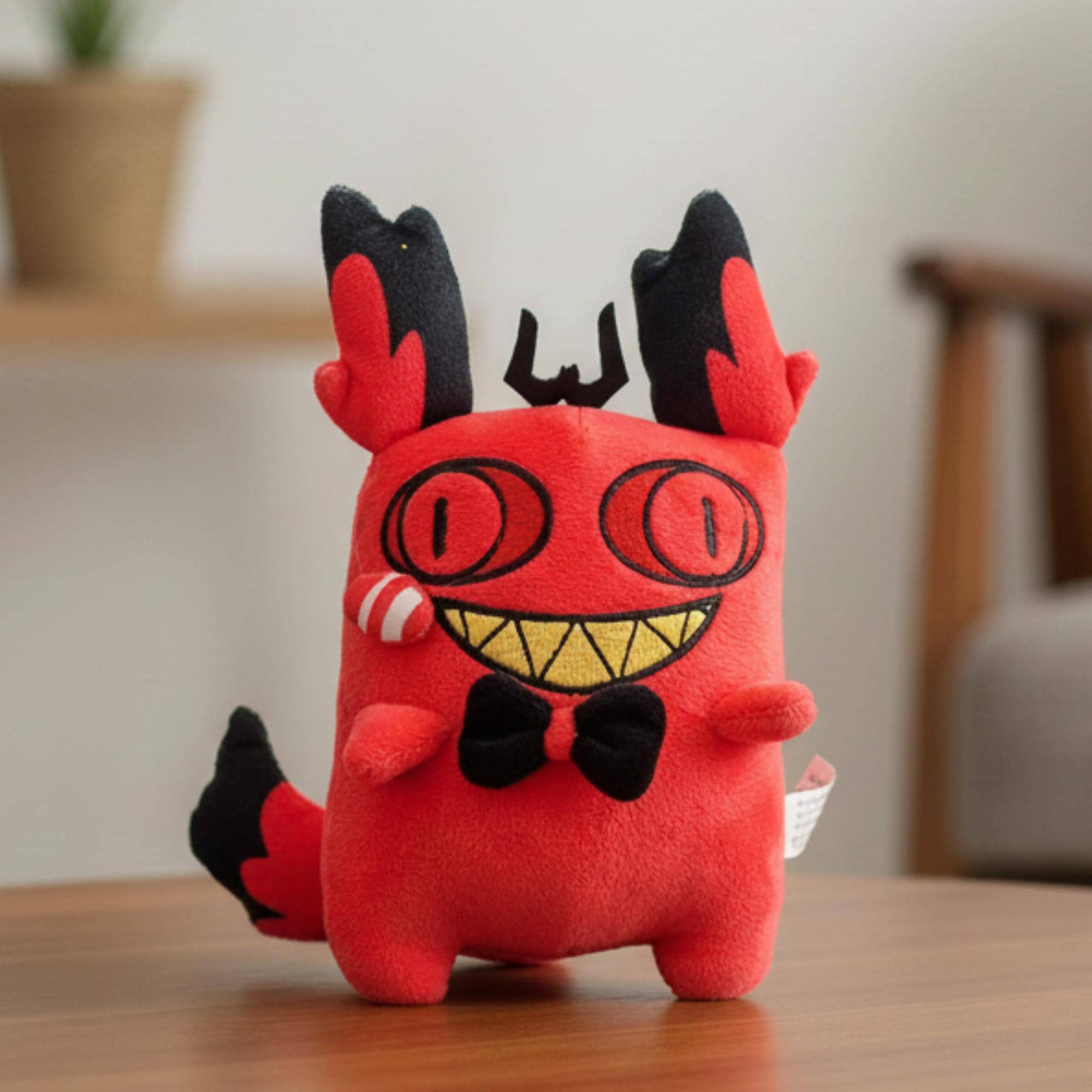 HBSFBH Hazbin Hotel Plüsch Puppe, Hazbin Hotel Plüsch, Hazbin Hotel Plüschtiere, Hazbin Hotel Plush, Niedlich Alastor Anime Figuren Schlafzimmer Sofa Weiches Kissen Heimdekoration Geschenk