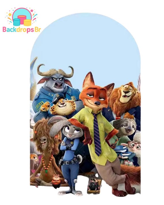 Zoo Inspiration Arch Backdrop for Birthday Party| Arch Backdrop|Photo Backdrop