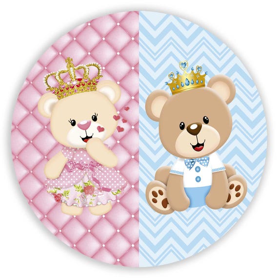 Cartoon boy or girl Inspired Round Backdrop | Round Backdrop Cover | Photo Photography Background