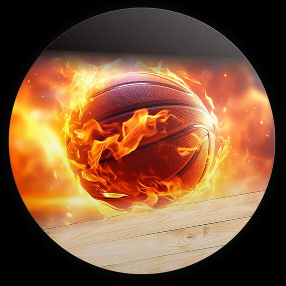 basketball Cartoon games Inspired Round Backdrop | Round Backdrop Cover | Photo Photography Background