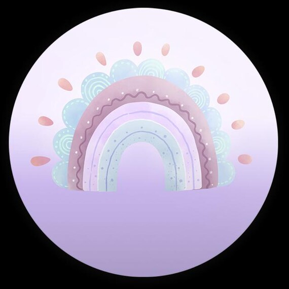 Rainbow Inspired Round Backdrop | Round Backdrop Cover | Photo Photography Background