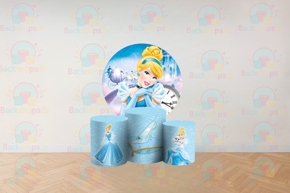 Cartoon Inspired Round Backdrop Cylinders Cover Round Backdrop Cover Photo Photography Background