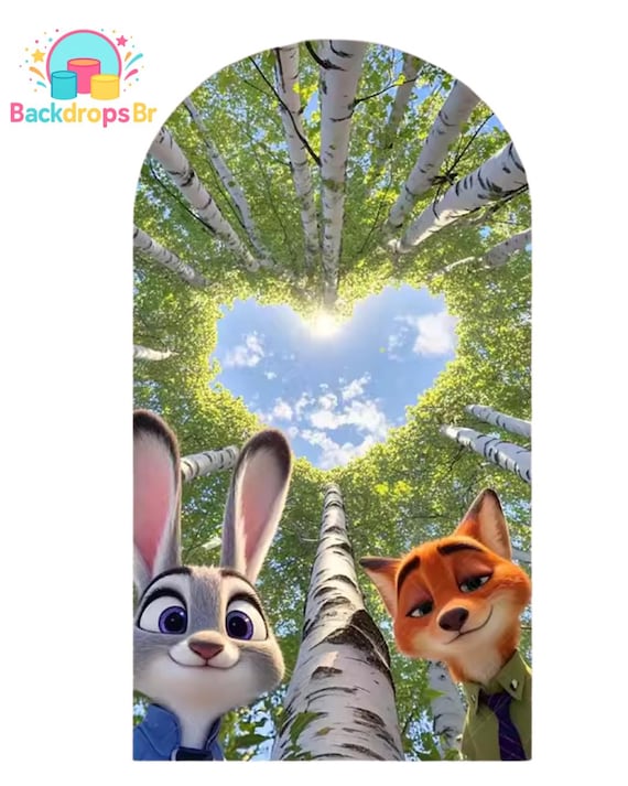 Zoo Inspiration Arch Backdrop for Birthday Party| Arch Backdrop|Photo Backdrop