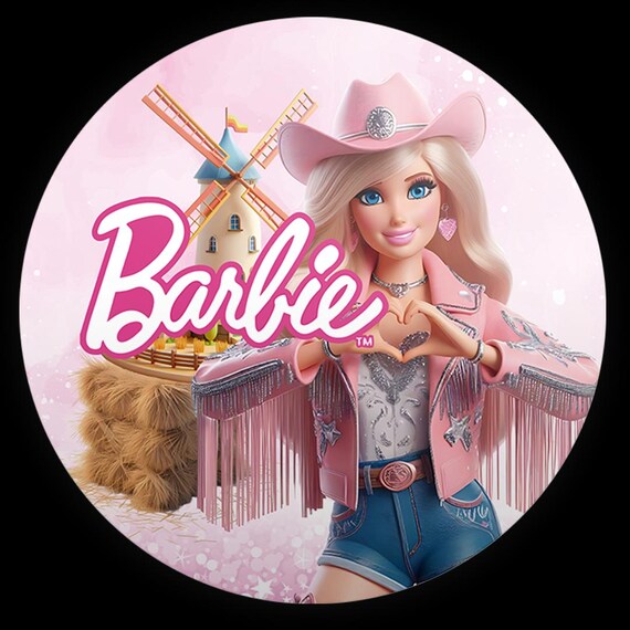 Cartoon Dolls Inspired Round Backdrop | Round Backdrop Cover | Photo Photography Background
