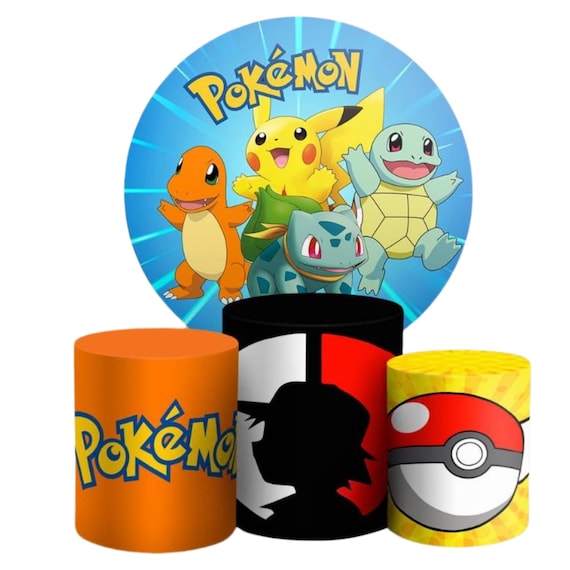 Cartoon Games Inspired Round Backdrop Cylinders Cover Round Backdrop Cover Photo Photography Background