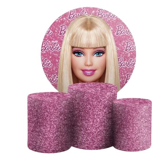 Cartoon Dolls Inspired Round Backdrop Cylinders Cover Round Backdrop Cover Photo Photography Background