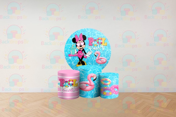 Cartoon Inspired Round Backdrop Cylinders Cover Round Backdrop Cover Photo Photography Background
