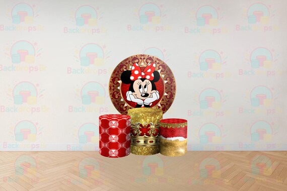 Cartoon Inspired Round Backdrop Cylinders Cover Round Backdrop Cover Photo Photography Background