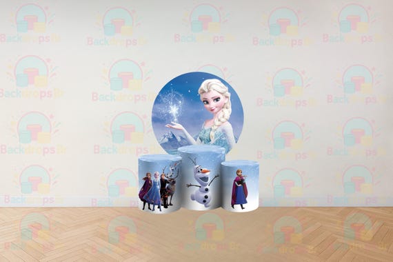 Cartoon Inspired Round Backdrop Cylinders Cover Round Backdrop Cover Photo Photography Background