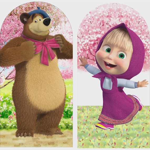 Bear 2 Pieces Arch Backdrop | Arch Backdrop for Birthday Party |