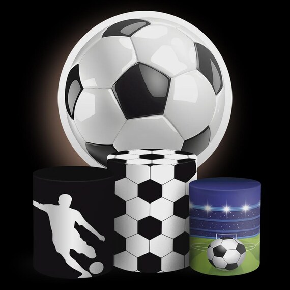 Soccer Round Backdrop Cylinders Cover Round Backdrop Cover Photo Photography Background