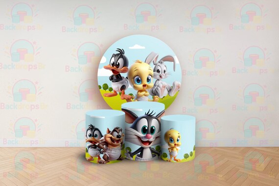 Babys Cartoon Inspired Round Backdrop Cylinders Cover Round Backdrop Cover Photo Photography Background