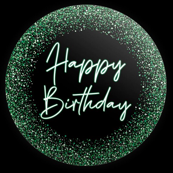 Happy Birthday Inspired Round Backdrop | Round Backdrop Cover | Photo Photography Background